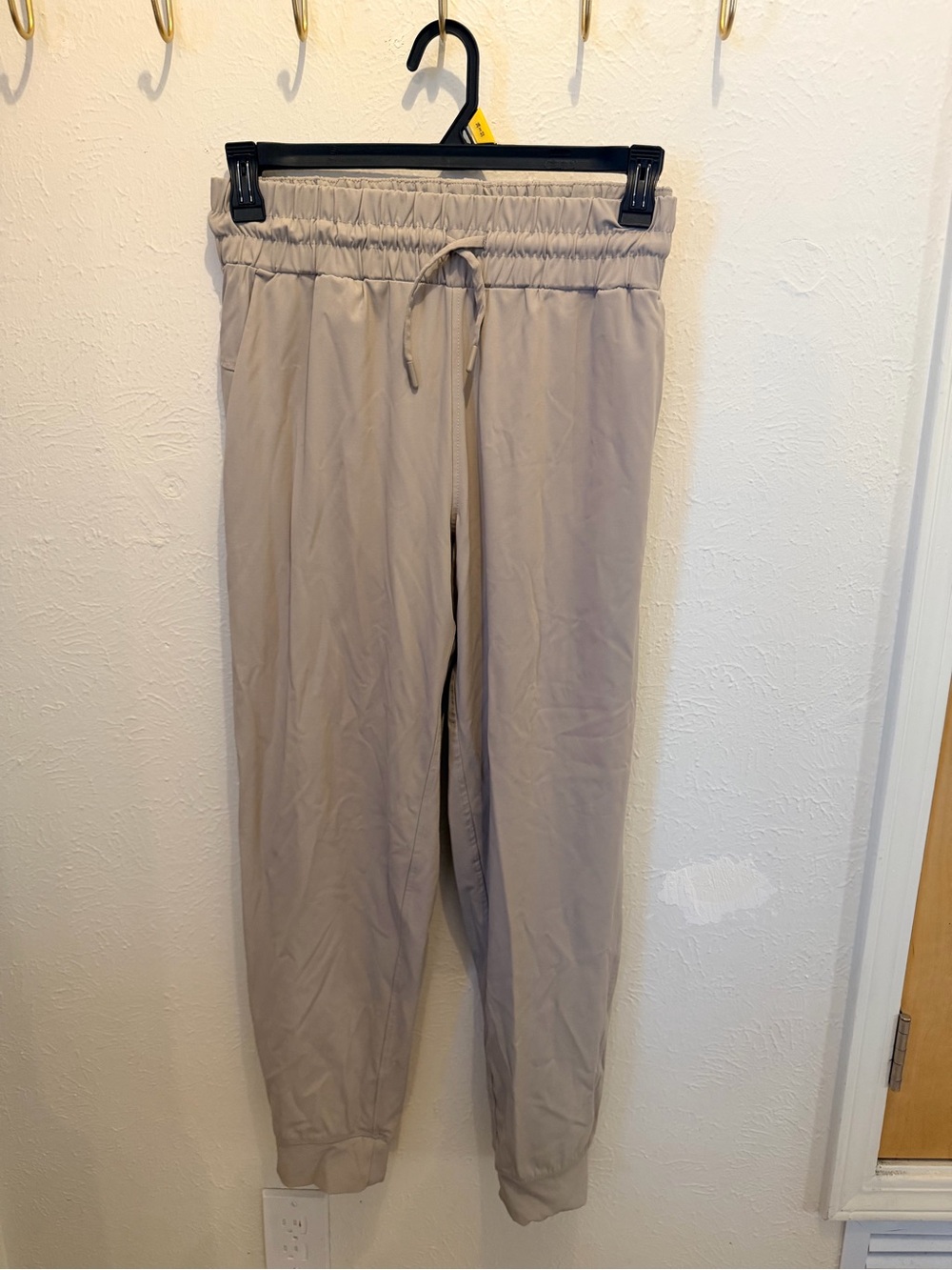 Women’s Taupe Drawstring Joggers